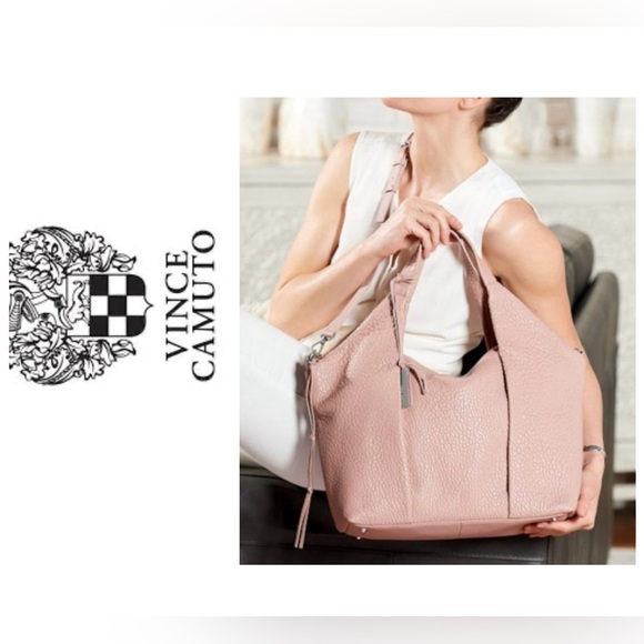NWOT Vince Camuto Steph bag in light mauve lamb leather